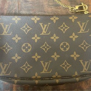 Louis Vuitton Pochette Monogram with Chain